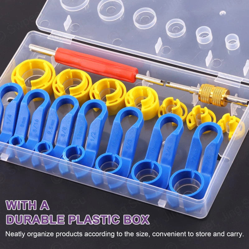 1 Set 7/16pcs Car Auto AC Line Disconnect Tool Fuel Line Disconnect Fuel Line Angled Disconnect Tool Set Fuel Line Removal Tools by GiFiFY