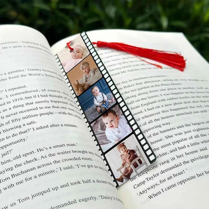 Custom Photo Bookmark Personalized Book Marks with Tassel Personalized Engraved Text Color Picture Bookmarks Gifts for Readers
