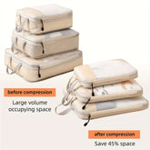 3-piece travel compression packing cube, travel bag luggage organizer travel essentials carry-on luggage compression cube GiFiFY