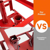 2pcs Heavy Duty Hydraulic Car Ramps 11000lbs Floor Jack Lift Ramps for Oil Changes, Truck Trailer, Home Garage & Auto Repair - GiFTiFY