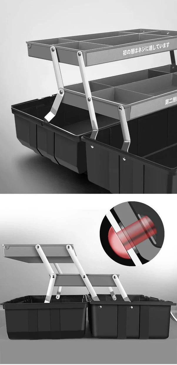 Tools Organizer Box Garage Professional Plastic Tool Case Box Electrician Storage Multifunctional Outdoor Waterproof Garage - GiFTiFY