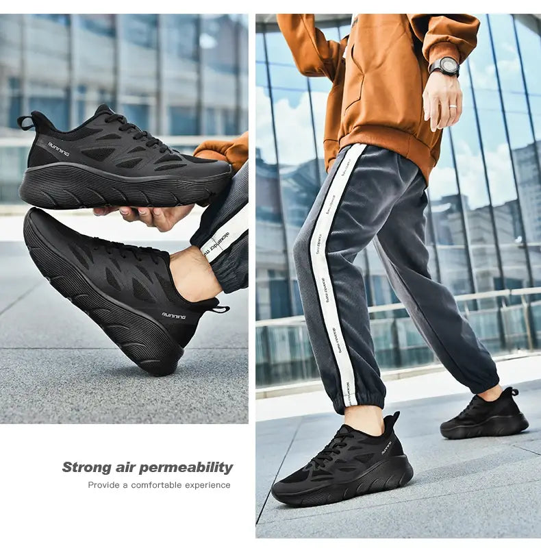 2024 Luxury Breathable Men’s Running Sneakers