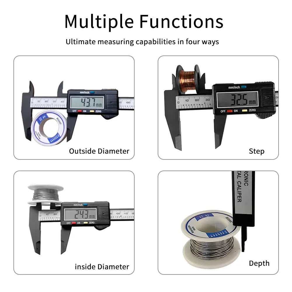Electronic Digital Caliper with Jaws