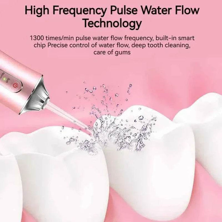 1 PCS Portable Water Floss USB Rechargeable Oral Irrigator 220ML Electric Tooth Cleaning Device 3 Modes Waterproof Irrigator - GiFTiFY