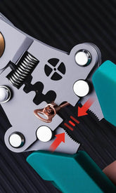 Multifunctional Wire Stripper with Electrical Test Pen Foldable Cable Cutter Crimper Tool, Electrical Folding Pliers for Cutting - GiFTiFY