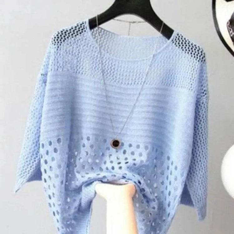 Ice Silk Hollow Knitted Vest for Women - GiFTiFY