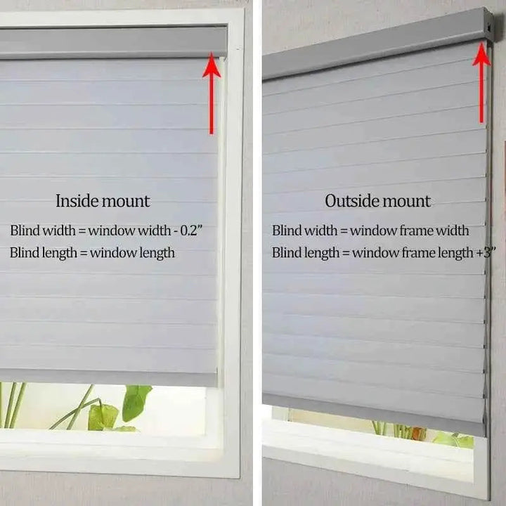 SmartMatters Electric Shangrila Blinds Smart Zigbee Blackout Zebra Shades for Windows and Doors Wifi Tuya Alexa Google Assistant - GiFTiFY