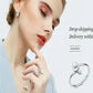 2pcs/set Luxury Crystal Female AAA Zircon Stone Ring Set For Women Fashion Bridal Wedding Rings For Women Love Rings