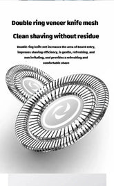 Shaver for Men USB Electric Shaver Powerful Beard Shaving Machine Electric Razor Rechargeable Waterproof - GiFTiFY