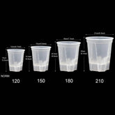 Premium Clear Desktop Resin Flower Pot, Transparent Nurturing Your Green Plants - Suitable for Placing Orchids - GiFTiFY