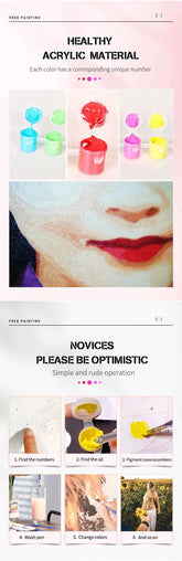 Painting By Numbers Dropshipping Personality Photo Customized DIY Picture Drawing Coloring by Numbers Acrylic cat adult no frame