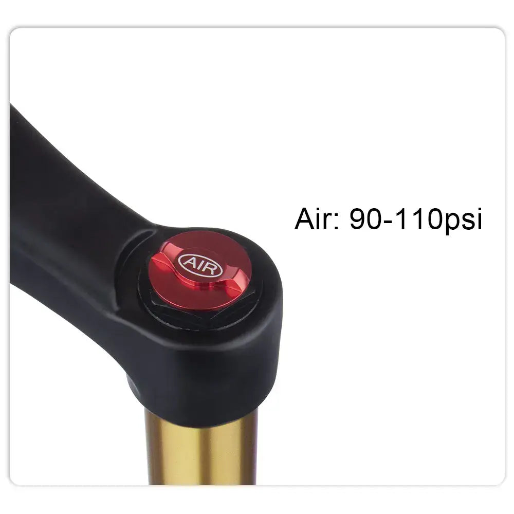 Bolany MTB Bicycle Fork Magnesium Alloy Air Suspension 26 27.5 29 Inch 32 HL RL100mm Bike Fork Lockout For Cycling
