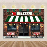 Quick Food Theme Birthday Party Decoration Hamburger French Fries Pizza Background Banner Photography Backdrop Supplies Kid Gift - GiFTiFY