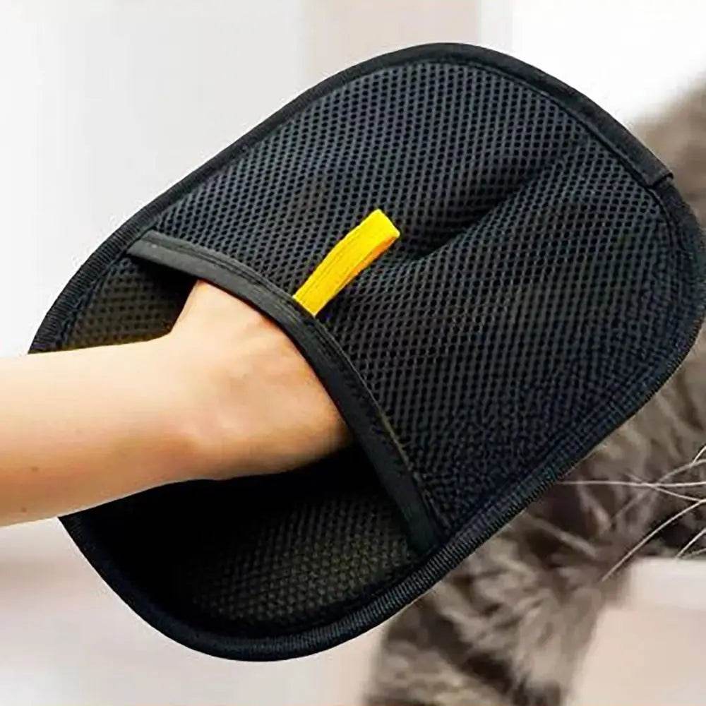 Pet Static Hair Removal Gloves Washable Reusable Static Dust Brush Multifunctional Mesh Cloth Pet Grooming Gloves Home Pet Static Hair Removal Gloves by DSERS