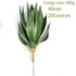 Artificial Aloe Vera Fake Succulents Simulated Agave Green Tropical Leaves Garden Balcony Office Christmas Party Home Deco Plant