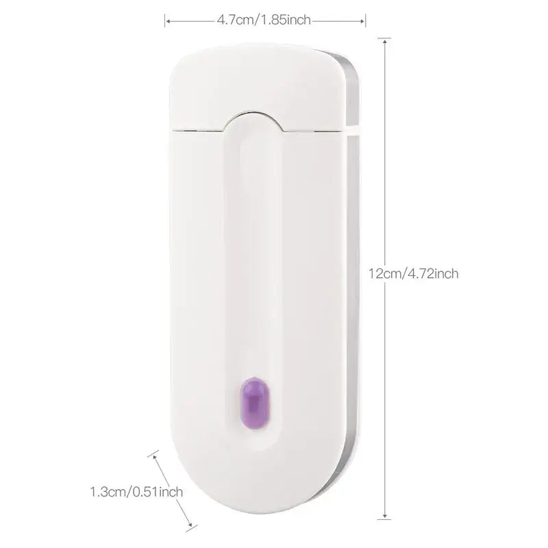 White Electric Ladies Body Epilator Induction Shaver
