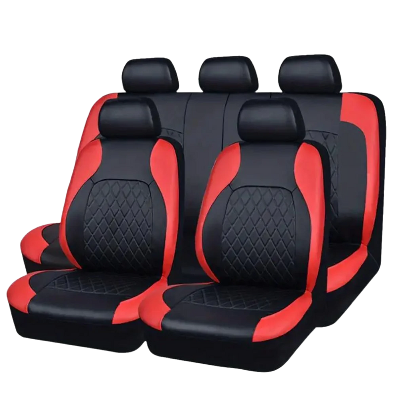 Universal Car Seat Covers PU Black Fashions Sports Seat Covers PU Car Seat Cover Universal Interior Accessories by GiFiFY