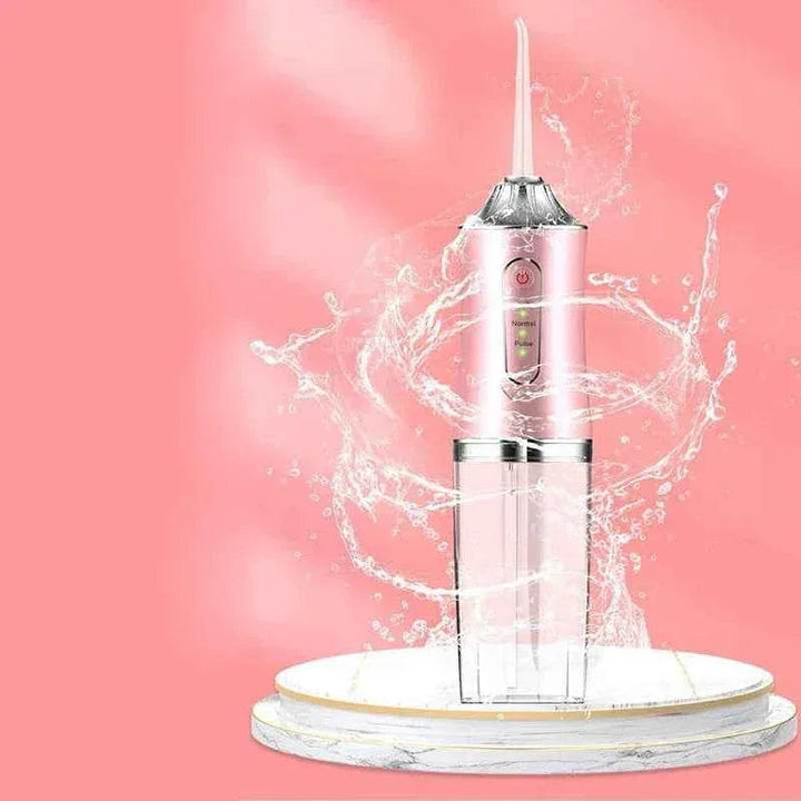 1 PCS Portable Water Floss USB Rechargeable Oral Irrigator 220ML Electric Tooth Cleaning Device 3 Modes Waterproof Irrigator - GiFTiFY