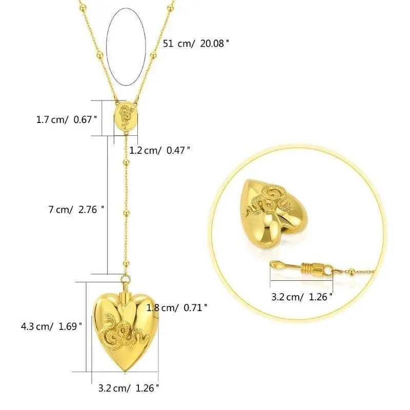 Elegant Heart Pendant Necklace for Any Occasion Necklace by Zopi