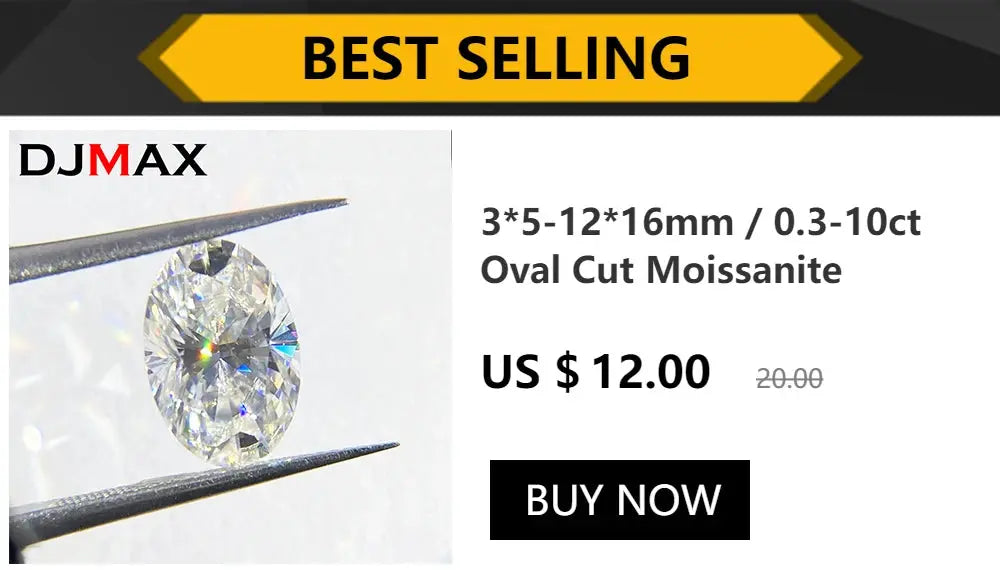 0.3-10ct Rare Oval Cut Moissanite Loose Stone Moissanite Diamond by DSERS