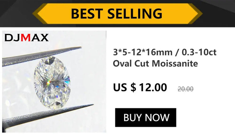 0.3-10ct Rare Oval Cut Moissanite Loose Stone - GiFTiFY