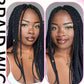 Super Long 40'' Synthetic Twist Braided Wigs  Full Lace Knotless Small Box Braids With Baby Hair Senegalese Braiding Twists Wig