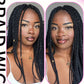 Synthetic Twisted Braided Wig Goddess Full Lace Small Box Knotless Braids For Black African Women Long 36 inch Senegalese Twists GiFTiFY