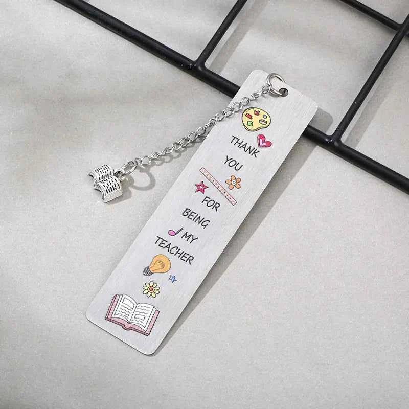 Color Cartoon Metal Bookmark Pendant Retro Book Clip Markers Student Gift Stationery Teacher Application Reward Gifts by DSERS