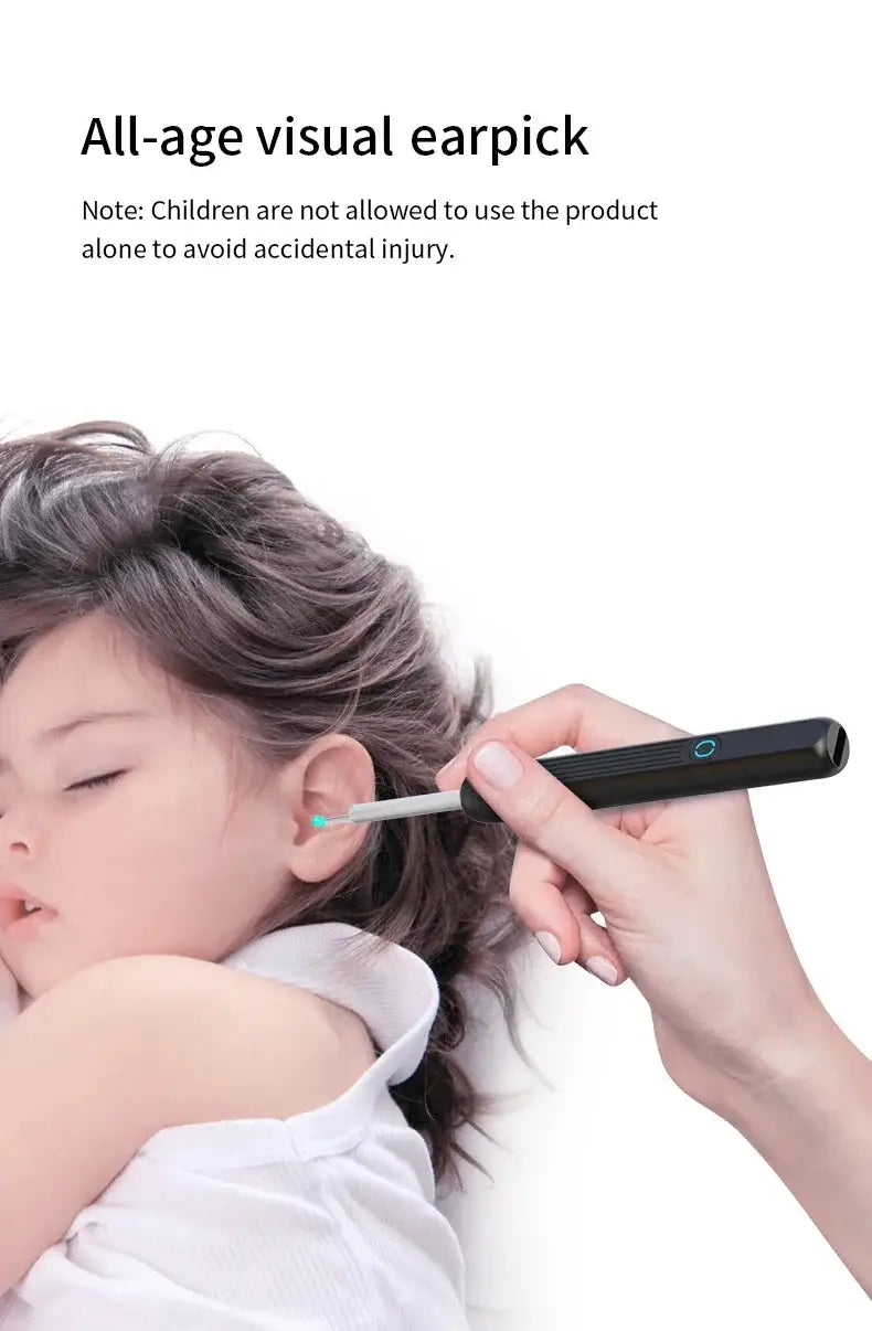 Wireless Ear Cleaning Mobile phone Link Camera LED light Wireless Ear Endoscope Earwax Cleaning