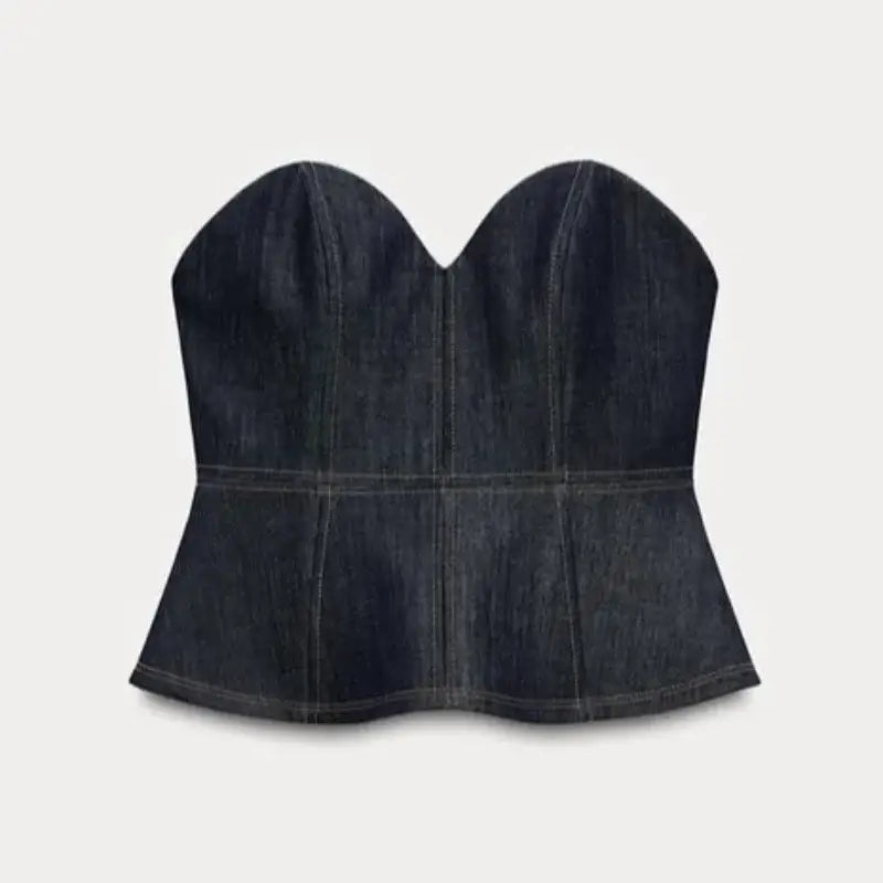 Women Denim V-neck Short Sleeved Long Dress Chic Slim Fit Single Breast Slit Vestidos New High Street Casual Solid