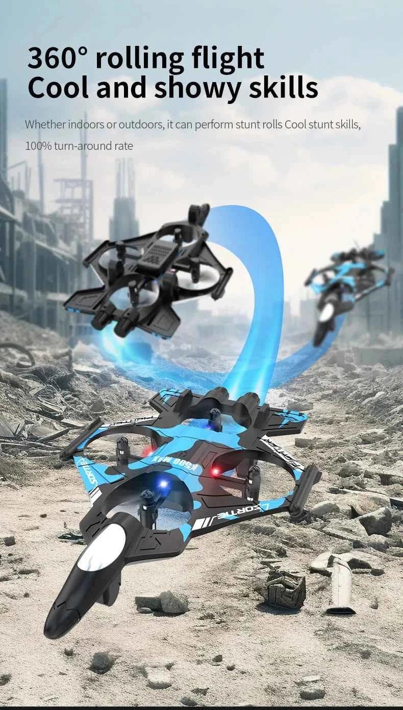 K500MAX Drone Fighter Jet 4k HD Professional Drone Camera WIFI Fpv Aircraft Quadcopte Aerial Photography Drone Birthday Toys Jet Fighter Toy by DSERS
