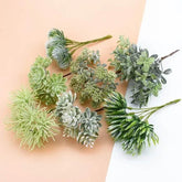 Artificial Plants for Home Wedding Decoration Silk Flowers for Scrapbooking Fake Plastic Decorative Christmas Wreat - GiFTiFY