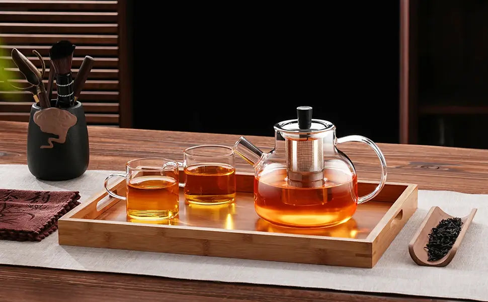 Glass Teapot Camping Water Bottle