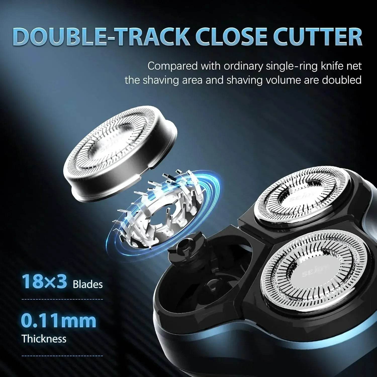 Sejoy Electric Razor for Men Rechargeable Electric Razor Shaving Machines Mens Electric Shavers, - GiFTiFY
