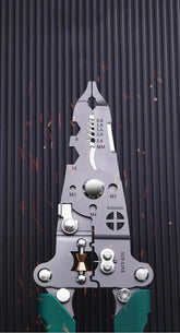 Multifunctional Wire Stripper with Electrical Test Pen Foldable Cable Cutter Crimper Tool, Electrical Folding Pliers for Cutting - GiFTiFY