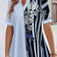 Plus Size Striped Half Sleeve Spring Blouse - GiFTiFY