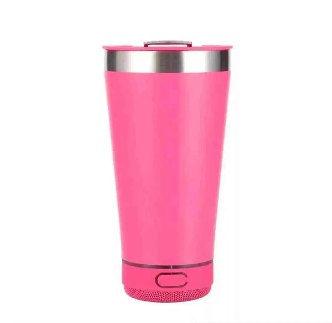 16oz smart bluetooth speaker car portable car cup creative bottle opener stainless steel thermos cup - GiFTiFY