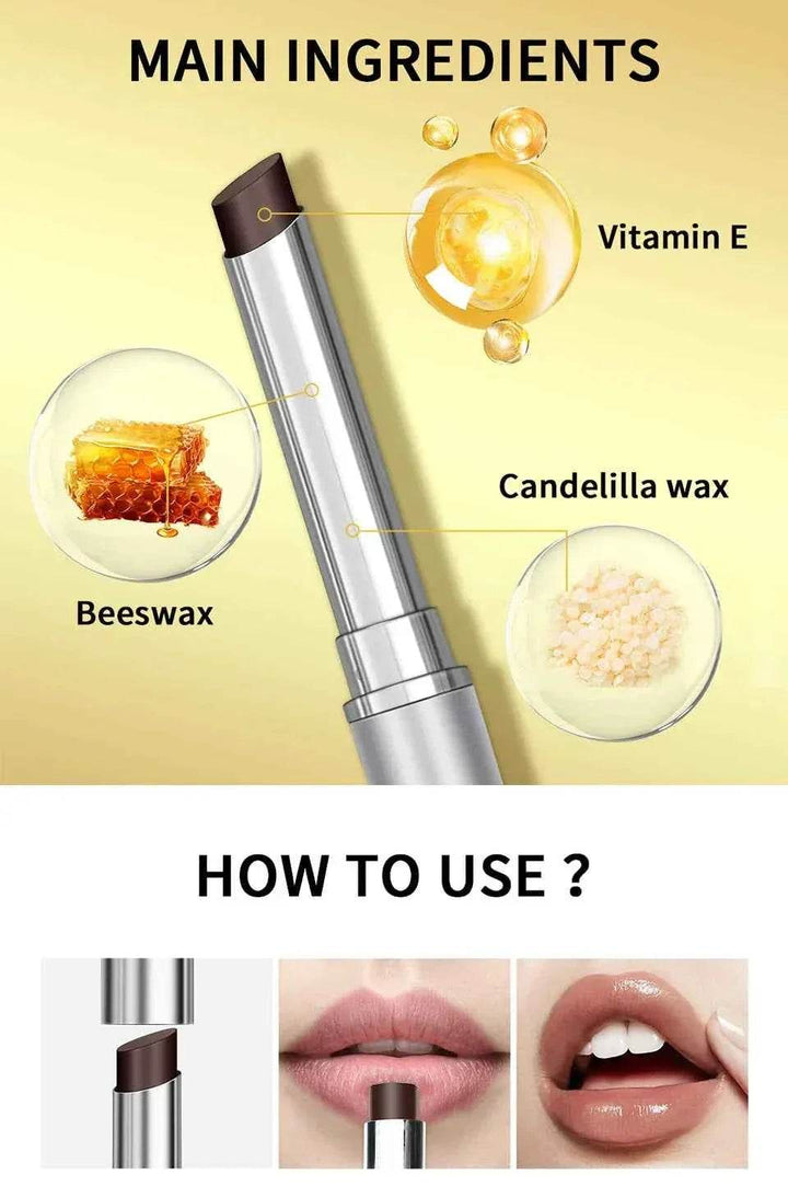 Black Honey Lipstick Long Lasting Moisturizing Natural Lip Plumper Makeup Lip Plumping Gloss Cosmetics Exfoliating for Lip - GiFTiFY