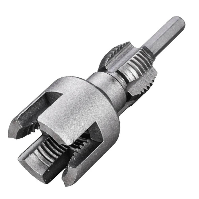 20/25mm water pipe thread opener for PPR/PVC, internal/external threads, integrated design for drill use