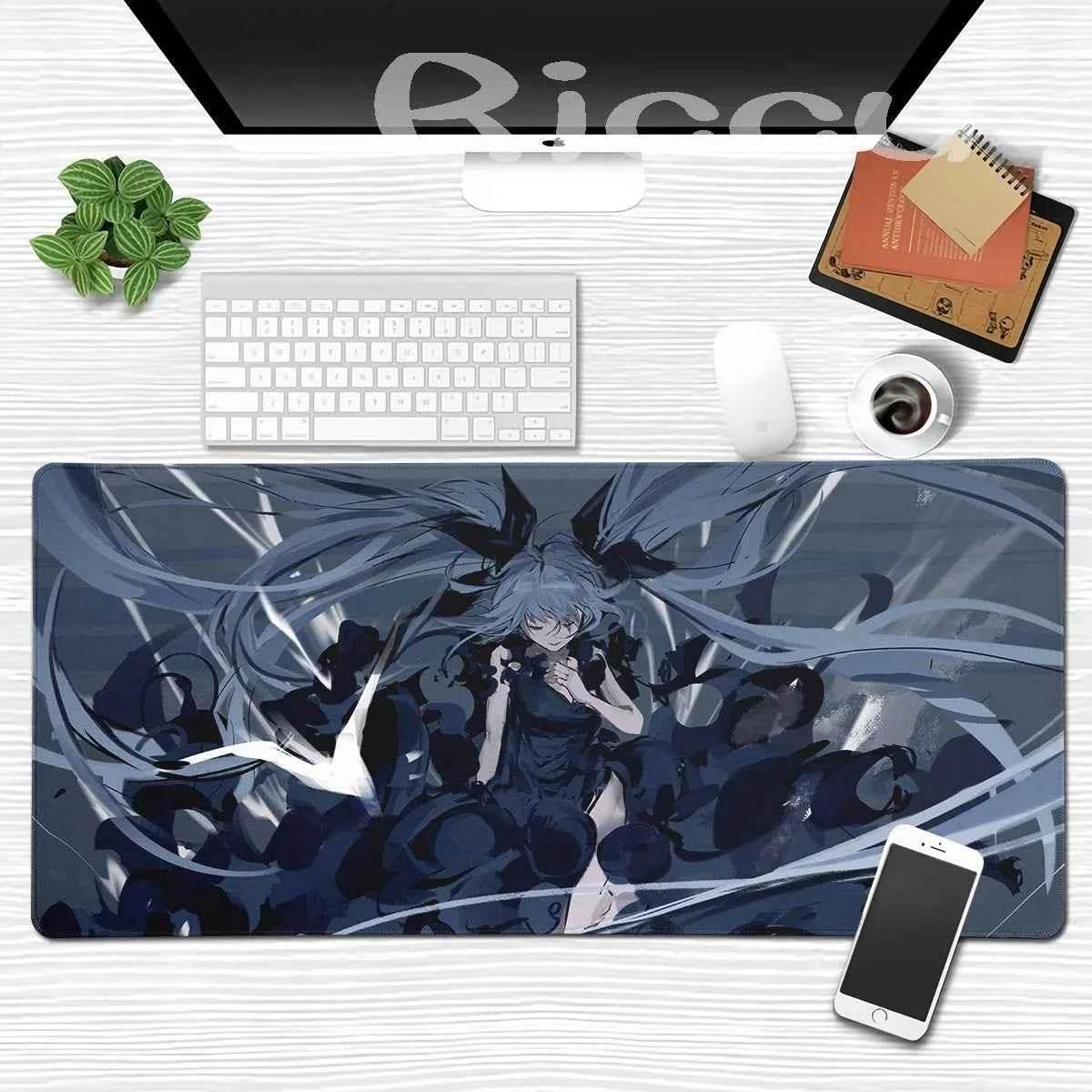 Large Gaming Mouse Pad Hatsune M-miku Mousepad PC Gamer Desk Mat Office Decoration Mouse Mat E-Sports Playmat Game Accessories - GiFTiFY