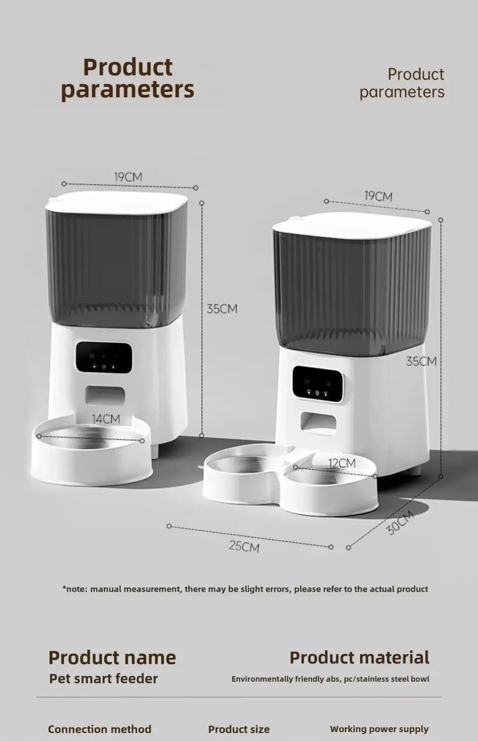 WiFi Single Bowl Cat Automatic Feeder