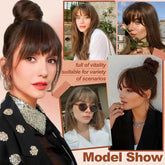 Ombre Light Blonde Clip in Bangs 100% Real Human Hair Bangs human hair wigs with bangs - GiFTiFY