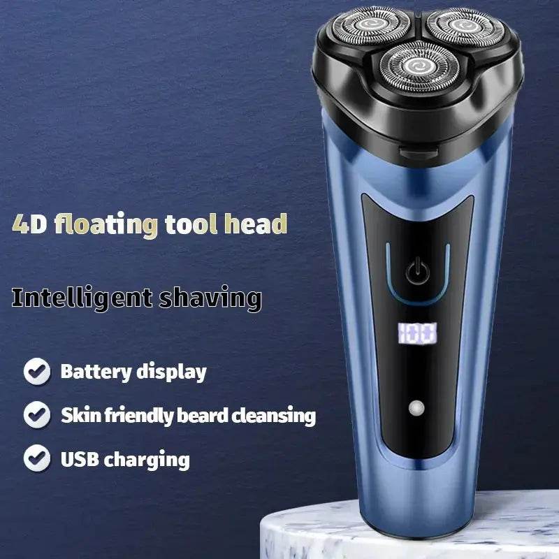 Shaver for Men USB Electric Shaver Powerful Beard Shaving Machine Electric Razor Rechargeable Waterproof - GiFTiFY
