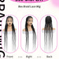 Cornrow Braids Wig Synthetic Full Lace Front Braided Wigs For Black Women 36 Inches Long Locs Goddess Braids Wig With Baby Hair GiFTiFY