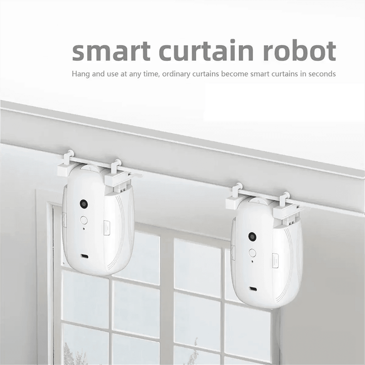 TUYA Smart WiFi Curtains Robot T/U-Rail Tracks Automatic Curtain Opener Remote Control Curtain Motor Smart Life DY - GiFTiFY