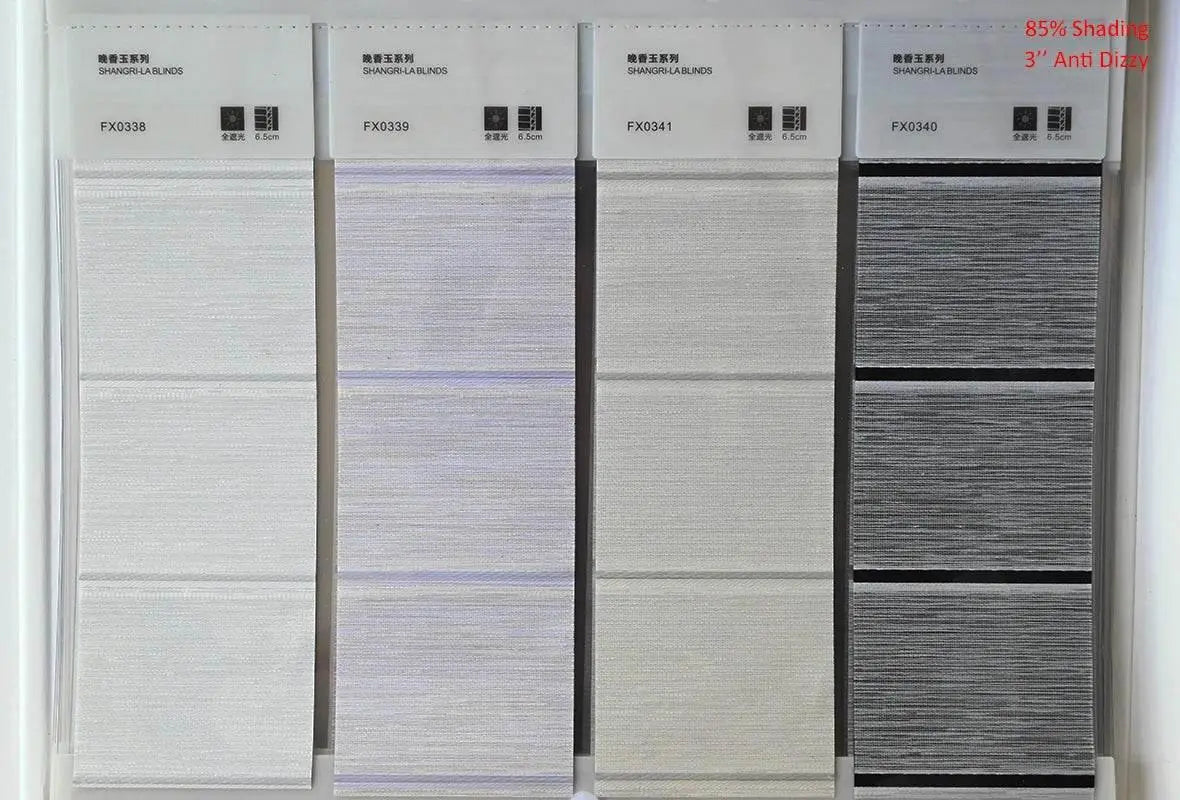 SmartMatters Electric Shangrila Blinds Smart Zigbee Blackout Zebra Shades for Windows and Doors Wifi Tuya Alexa Google Assistant Smart Shade by DS
