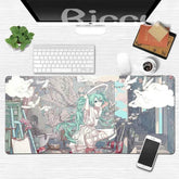 Large Gaming Mouse Pad Hatsune M-miku Mousepad PC Gamer Desk Mat Office Decoration Mouse Mat E-Sports Playmat Game Accessories - GiFTiFY