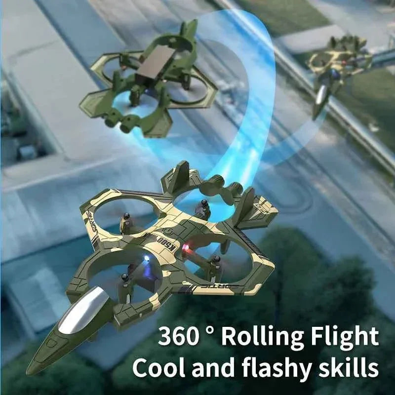 K500MAX Drone Fighter Jet 4k HD Professional Drone Camera WIFI Fpv Aircraft Quadcopte Aerial Photography Drone Birthday Toys Jet Fighter Toy by DSERS
