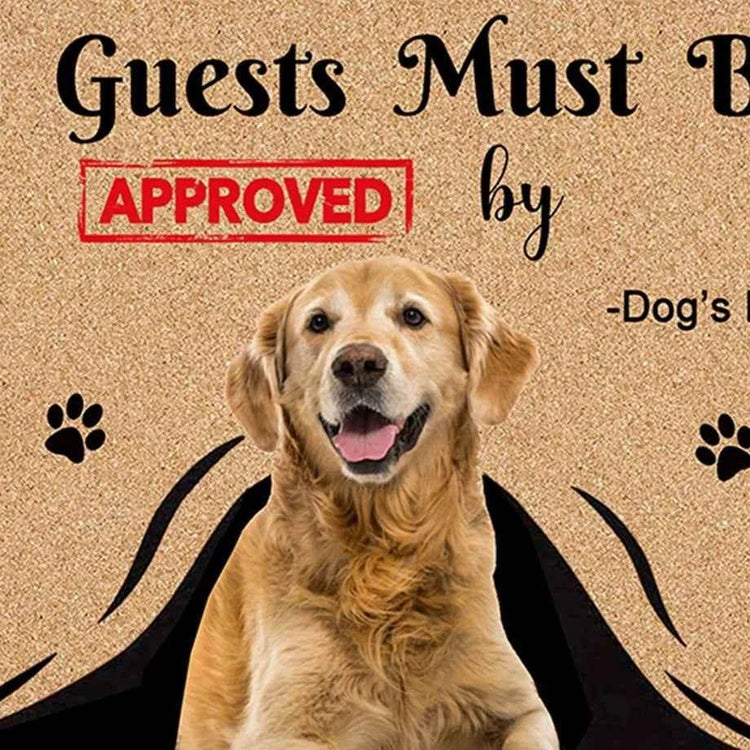 Personalized Dog Cat Welcome Mat Custom Doormat With Pet&