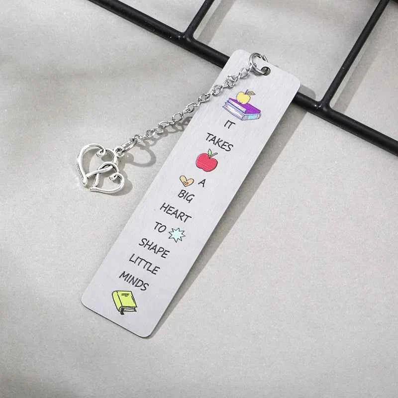 Color Cartoon Metal Bookmark Pendant Retro Book Clip Markers Student Gift Stationery Teacher Application Reward Gifts by DSERS